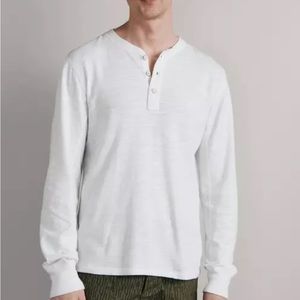 rag & bone classic henley white size m